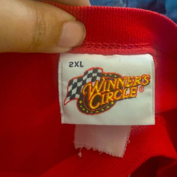 VNTG NASCAR Winners Circle single stitch Dale Earnhardt Jr. graphic long sleeve - Picture 2 of 5